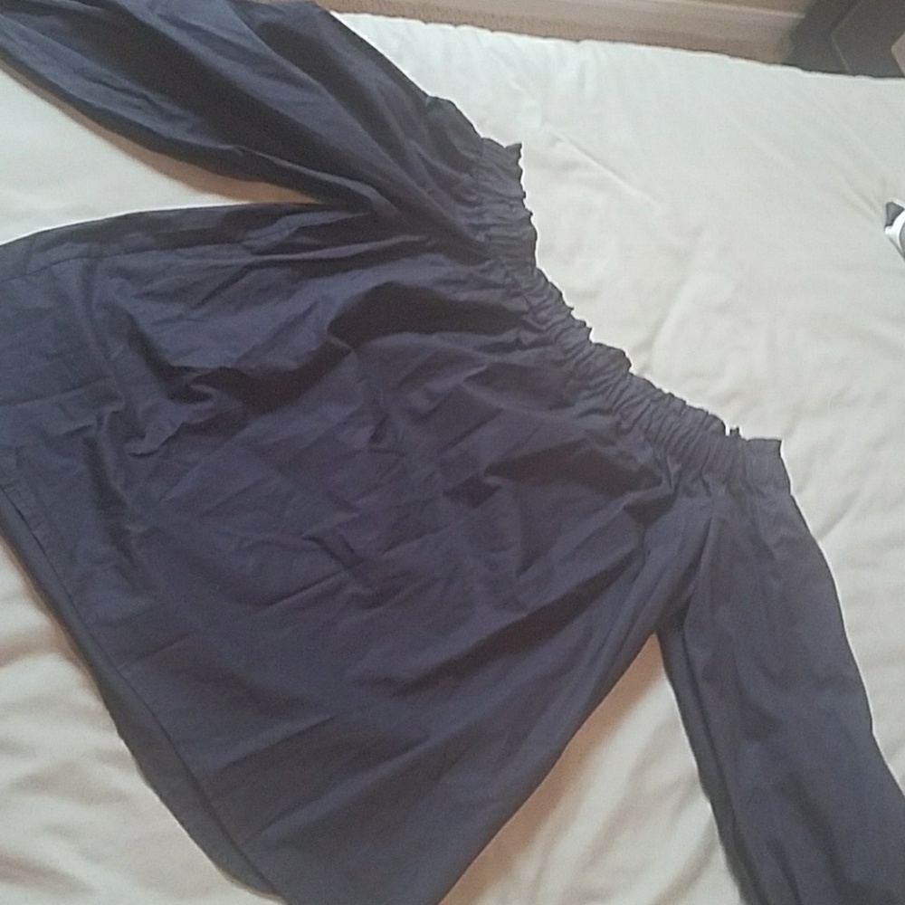 J Crew off shoulder 3/4 length blouse